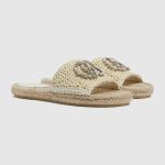 Gucci Women’s espadrille with crystal Interlocking G - Image 5
